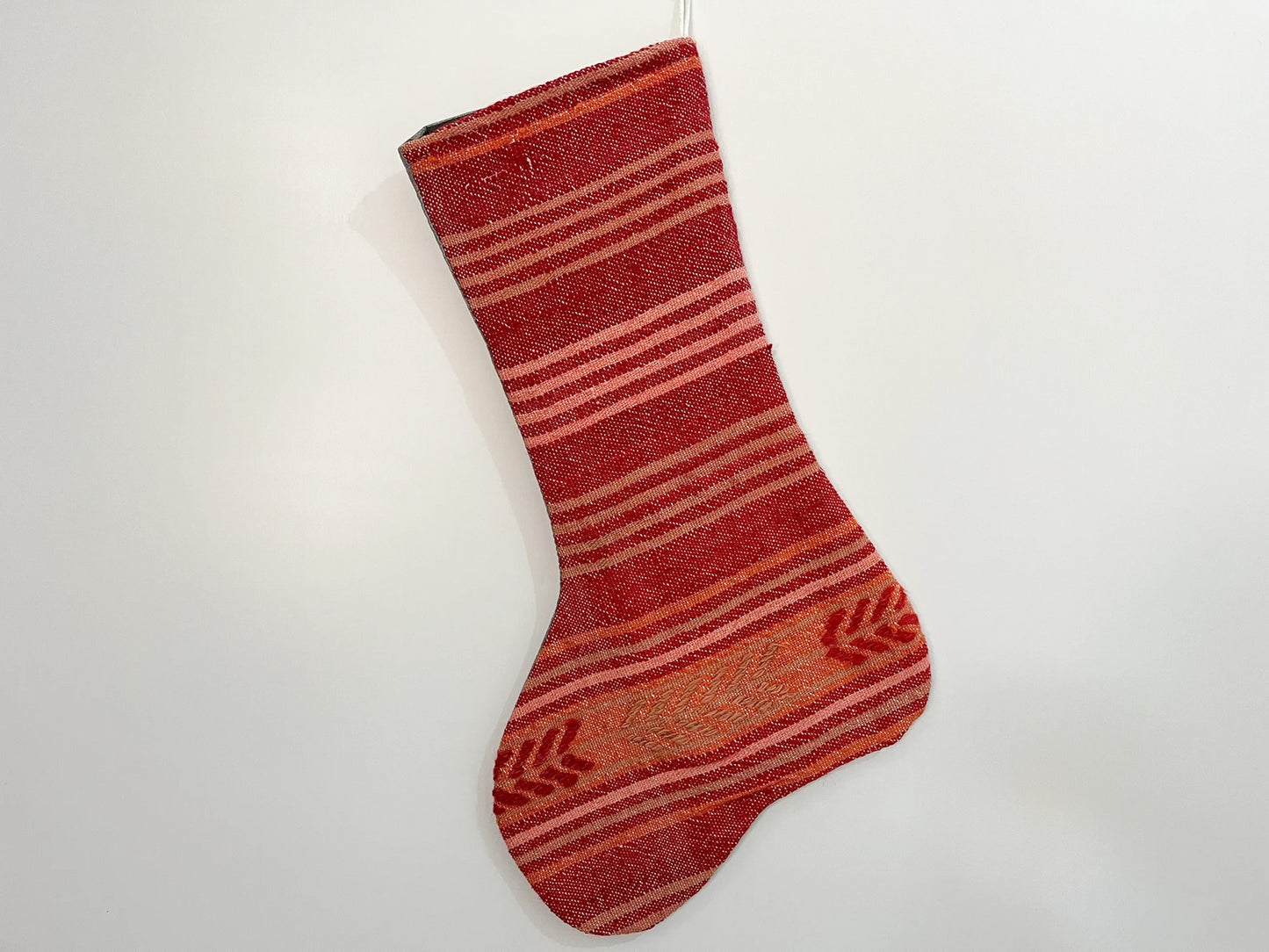 No. S124 - Vintage Turkish Textile Christmas Stocking