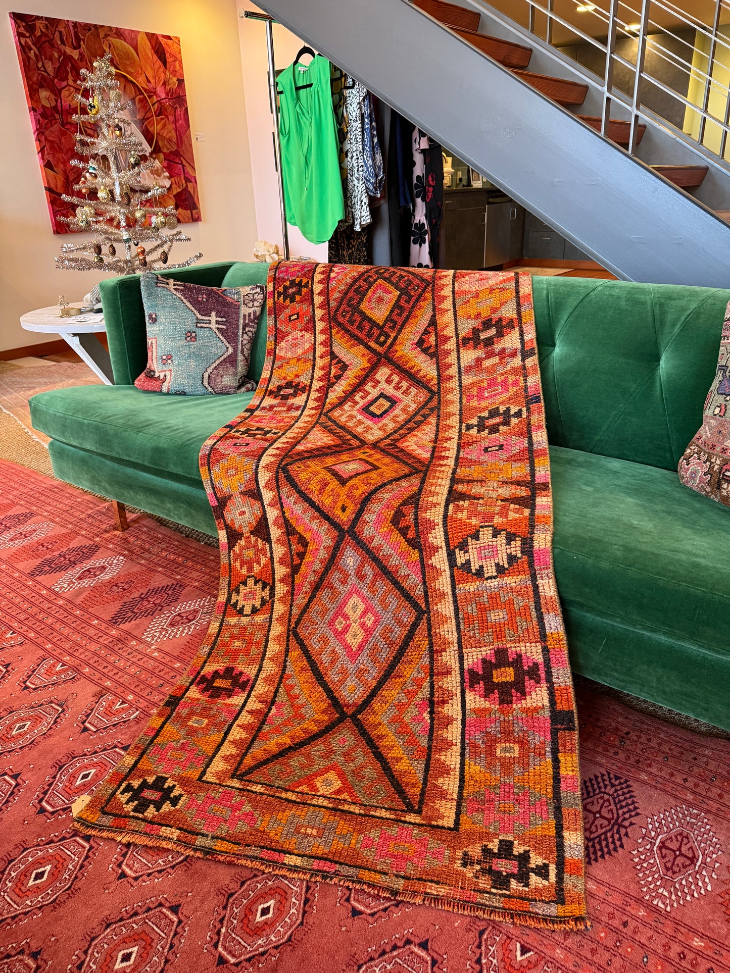 Vintage Turkish Runner Rug No. R1190 - 2.8' x 7.6'