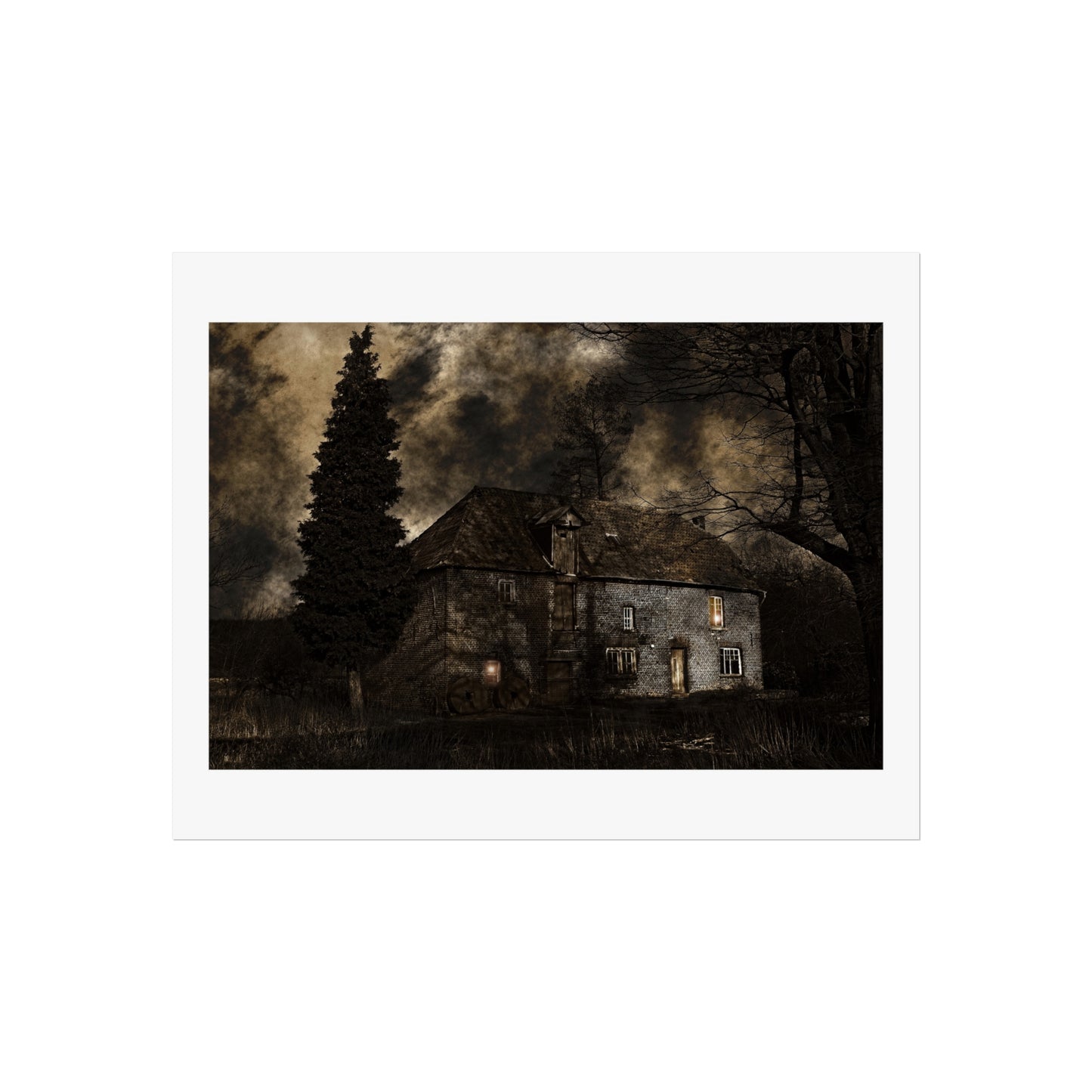 Haunted House Giclée Print