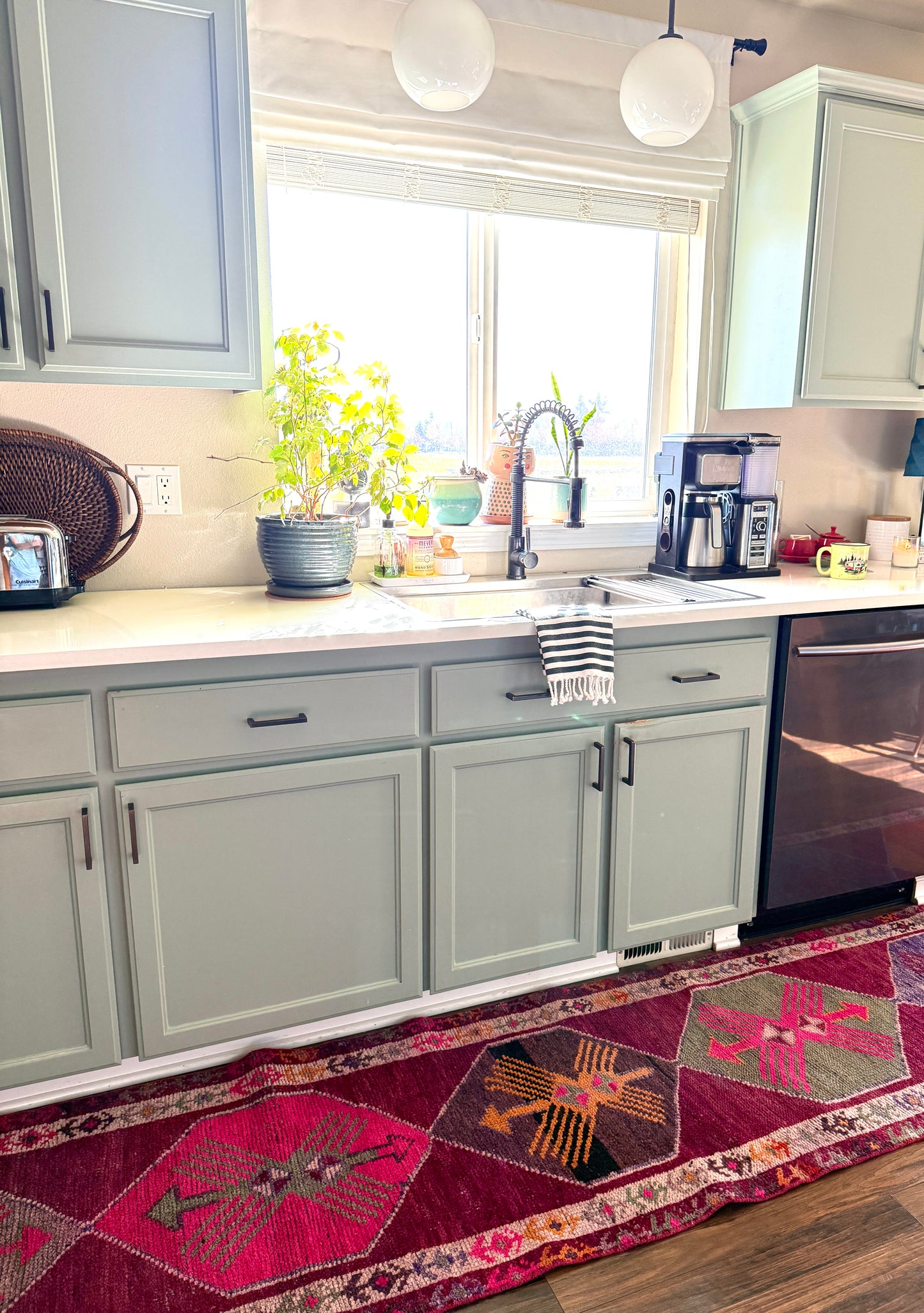 Vintage Turkish Herki Runner Rug No. R1223 - 2.4’x11.8’