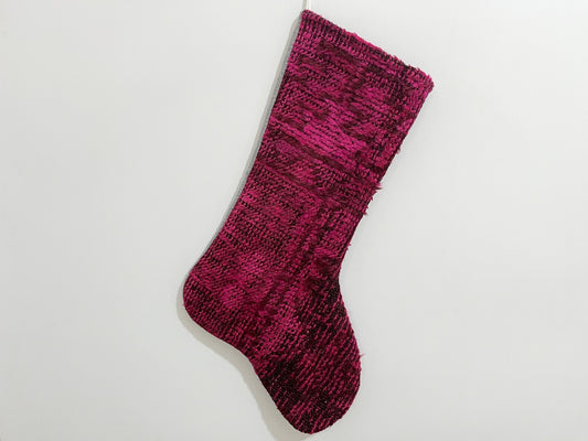 No. S127 - Vintage Turkish Rug Christmas Stocking