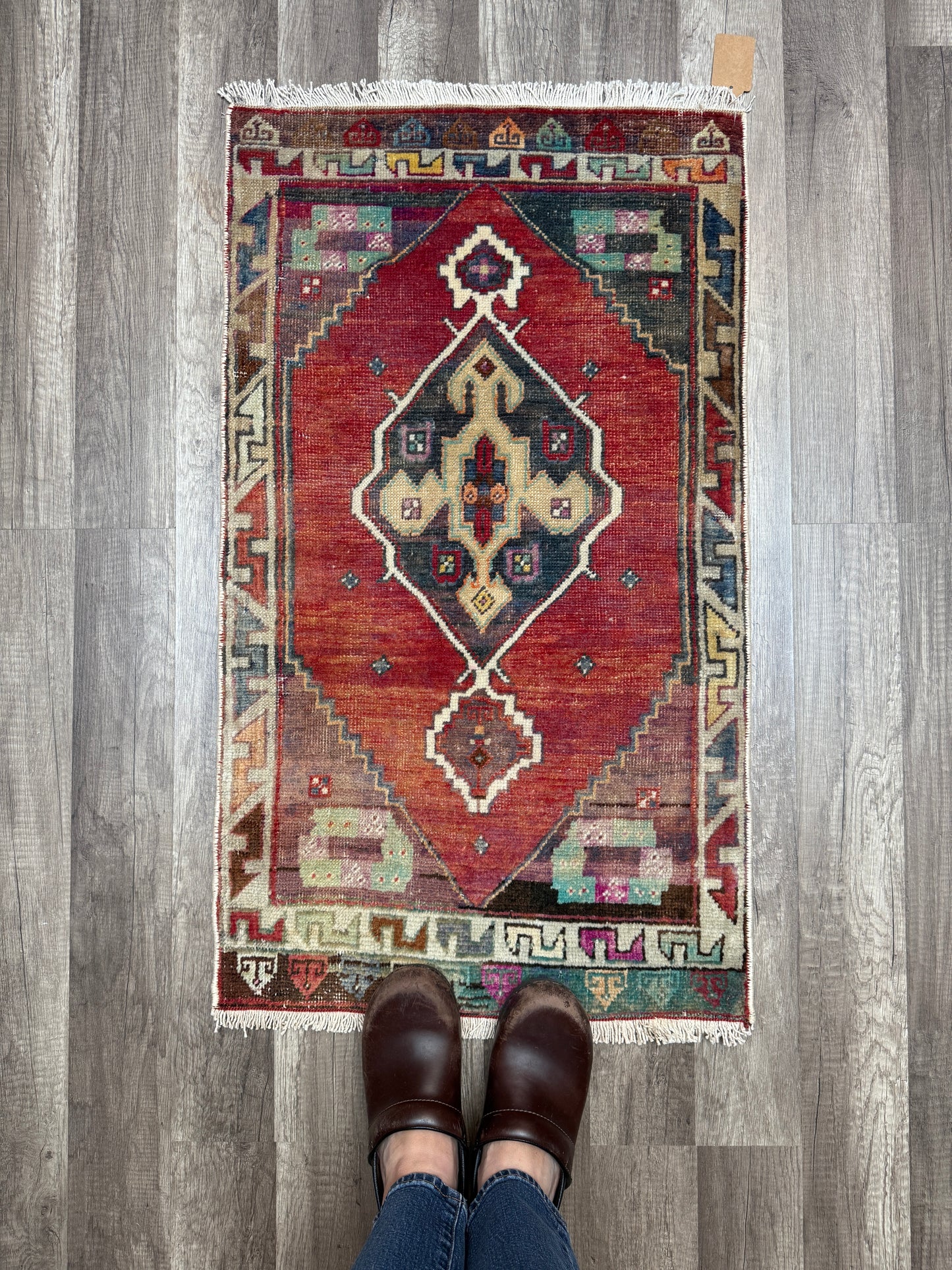 Vintage Turkish Mini Rug 1.7’x3.1' - No. 709