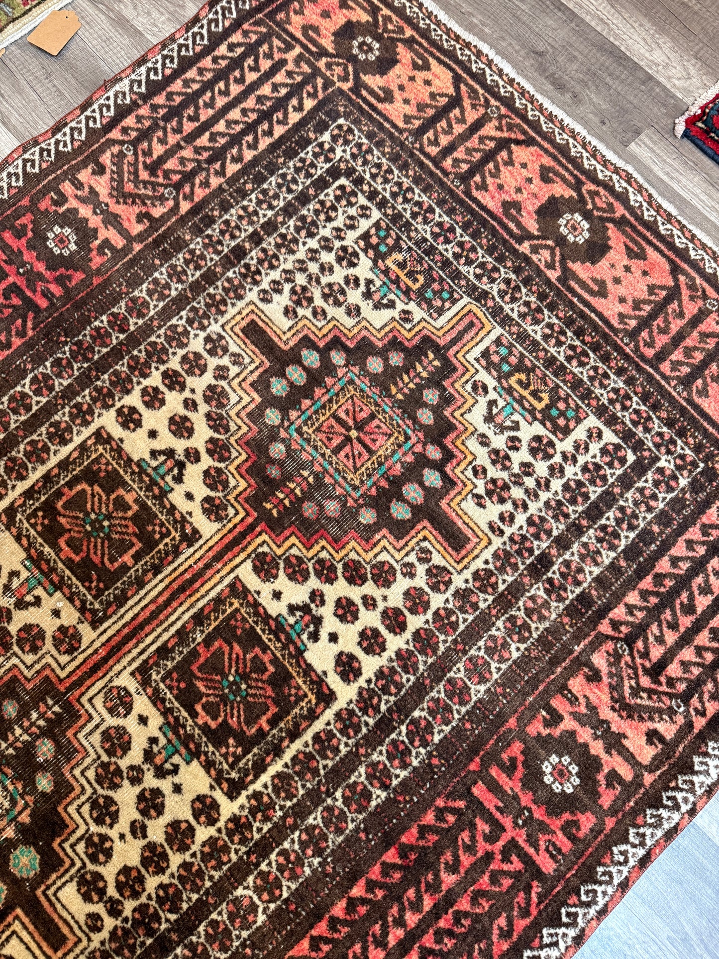 Vintage Turkish Rug No. A1214 - 3.4’x6.4’