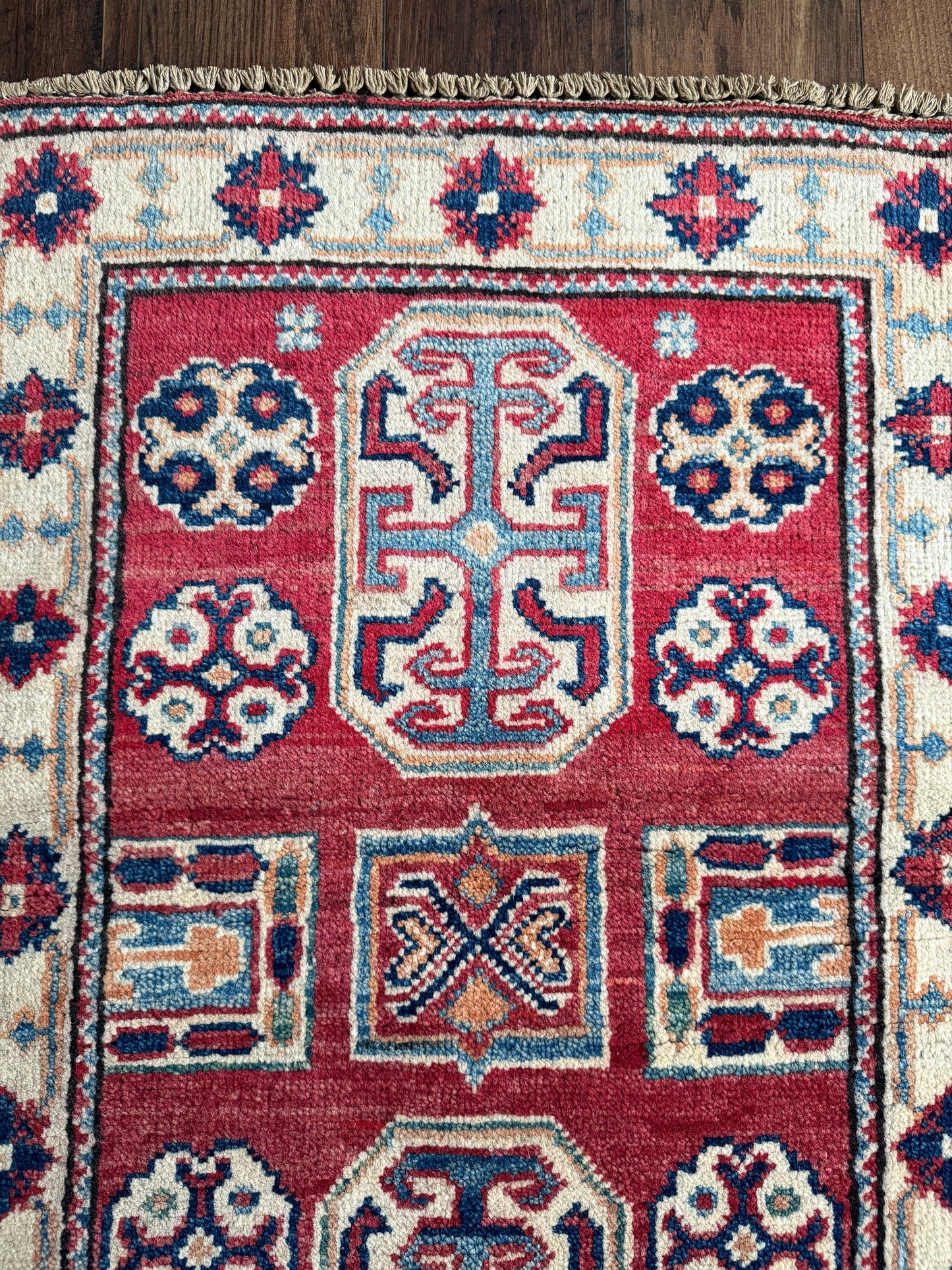 Vintage Afghan Mini Rug 2’x3.1' - No. 722