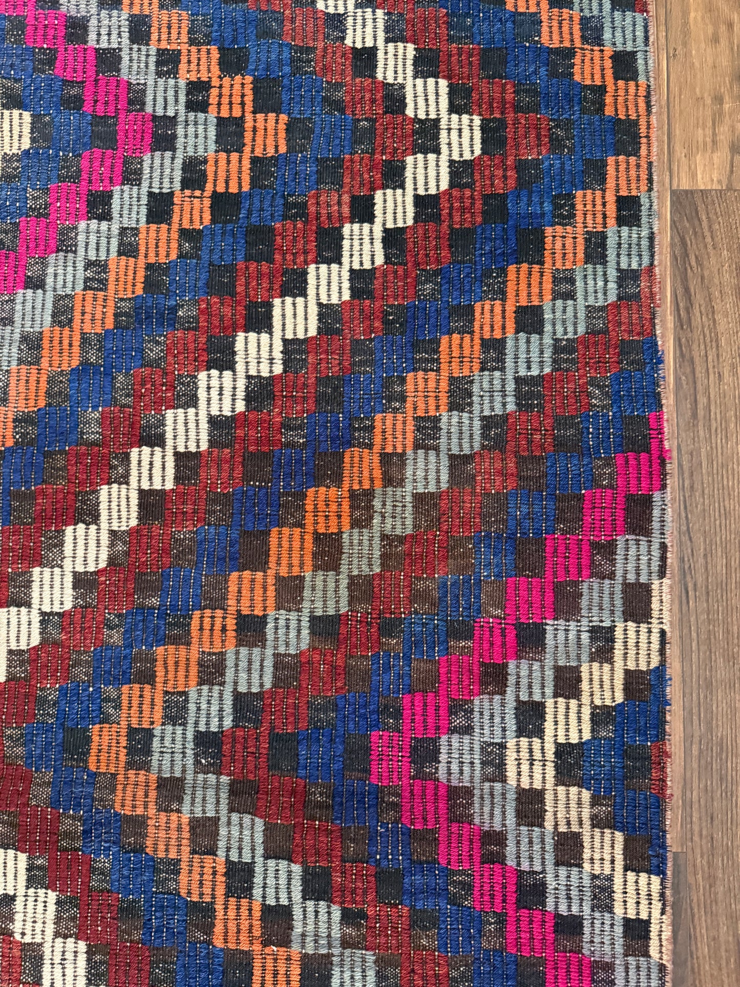 Vintage Turkish Kilim Area Rug No. A1224 - 4.8’x9.8’