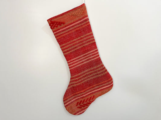 No. S132 - Vintage Turkish Rug Christmas Stocking