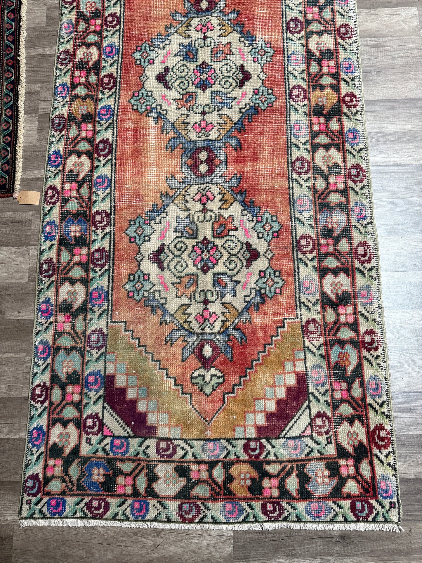 Vintage Turkish Rug No. R1215 - 3.1’x9.8’