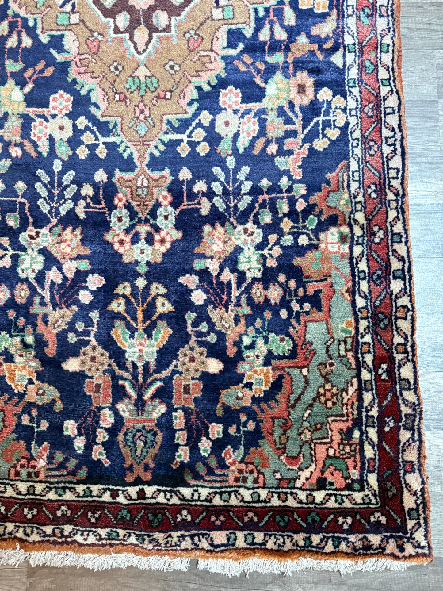 Vintage Persian Rug No. A1222 - 3.4’x6.7’