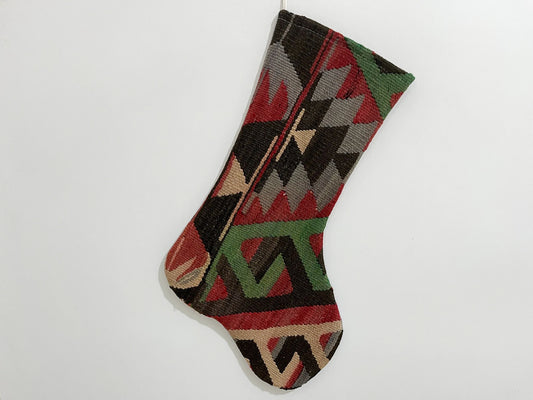 No. S136 - Vintage Turkish Rug Christmas Stocking (Preorder)