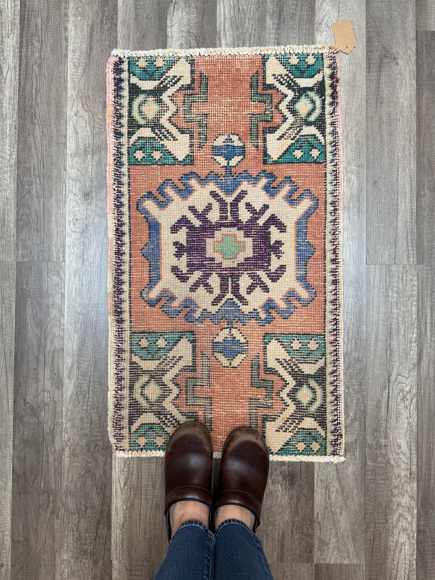 Vintage Turkish Mini Rug 1.6’x2.8' - No. 683