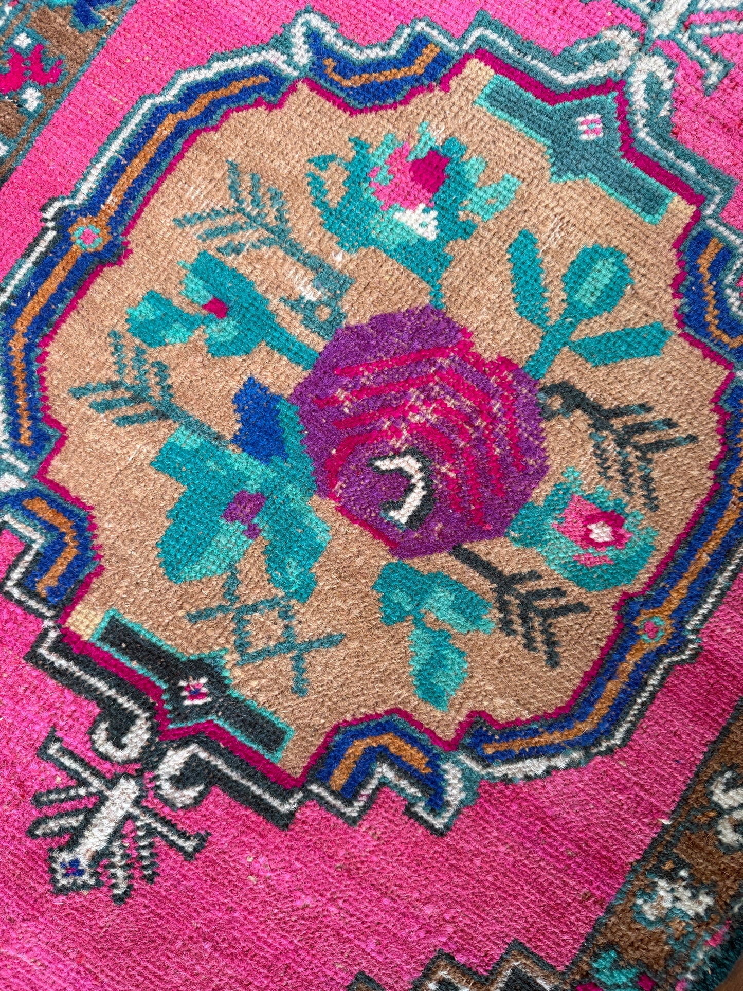 Vintage Turkish Mini Rug 1.9’x3.8' - No. 728