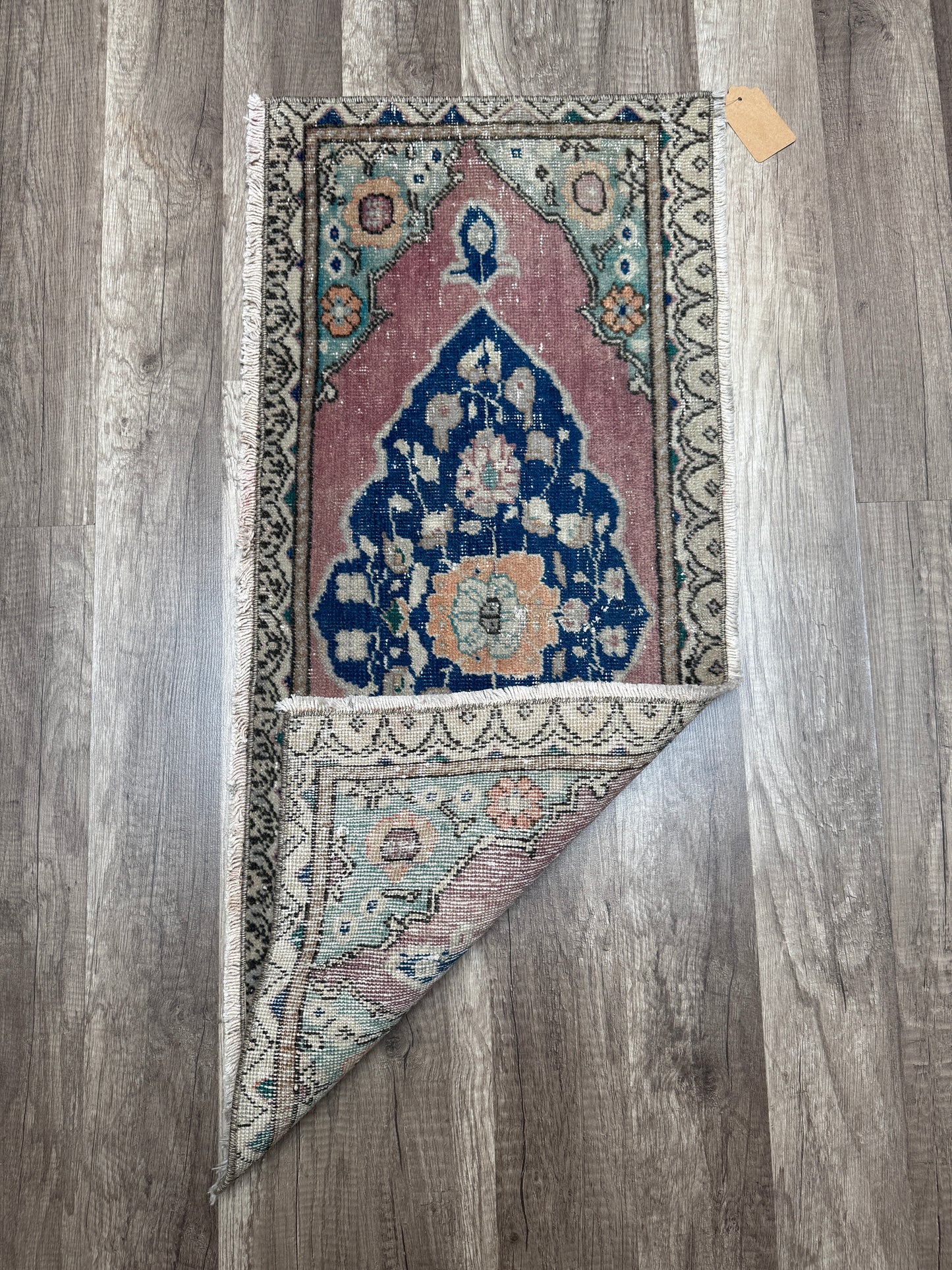 Vintage Turkish Mini Rug 1.3’x2.9' - No. 708