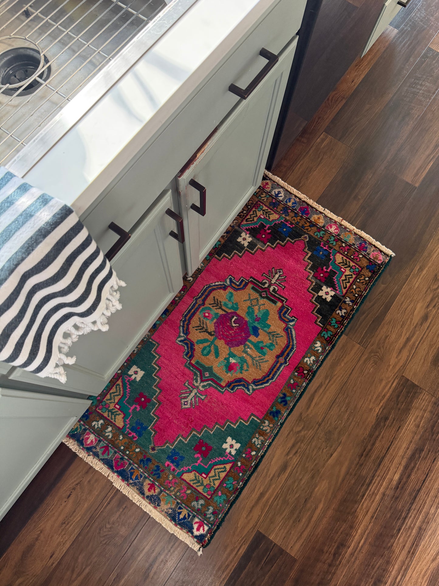 Vintage Turkish Mini Rug 1.9’x3.8' - No. 728