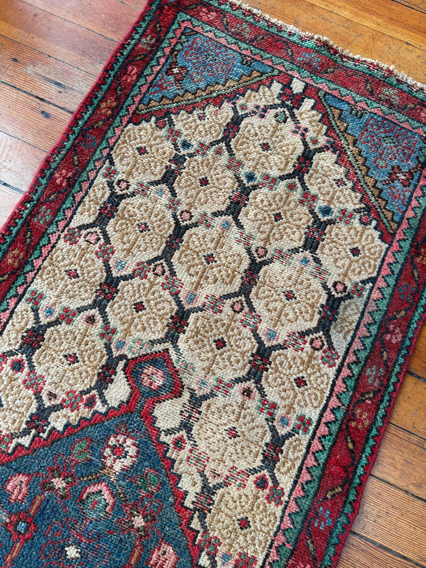 Reserved for Ellen - Vintage Persian Serab Runner Rug No. R1200 - 2.4' x 6.2'