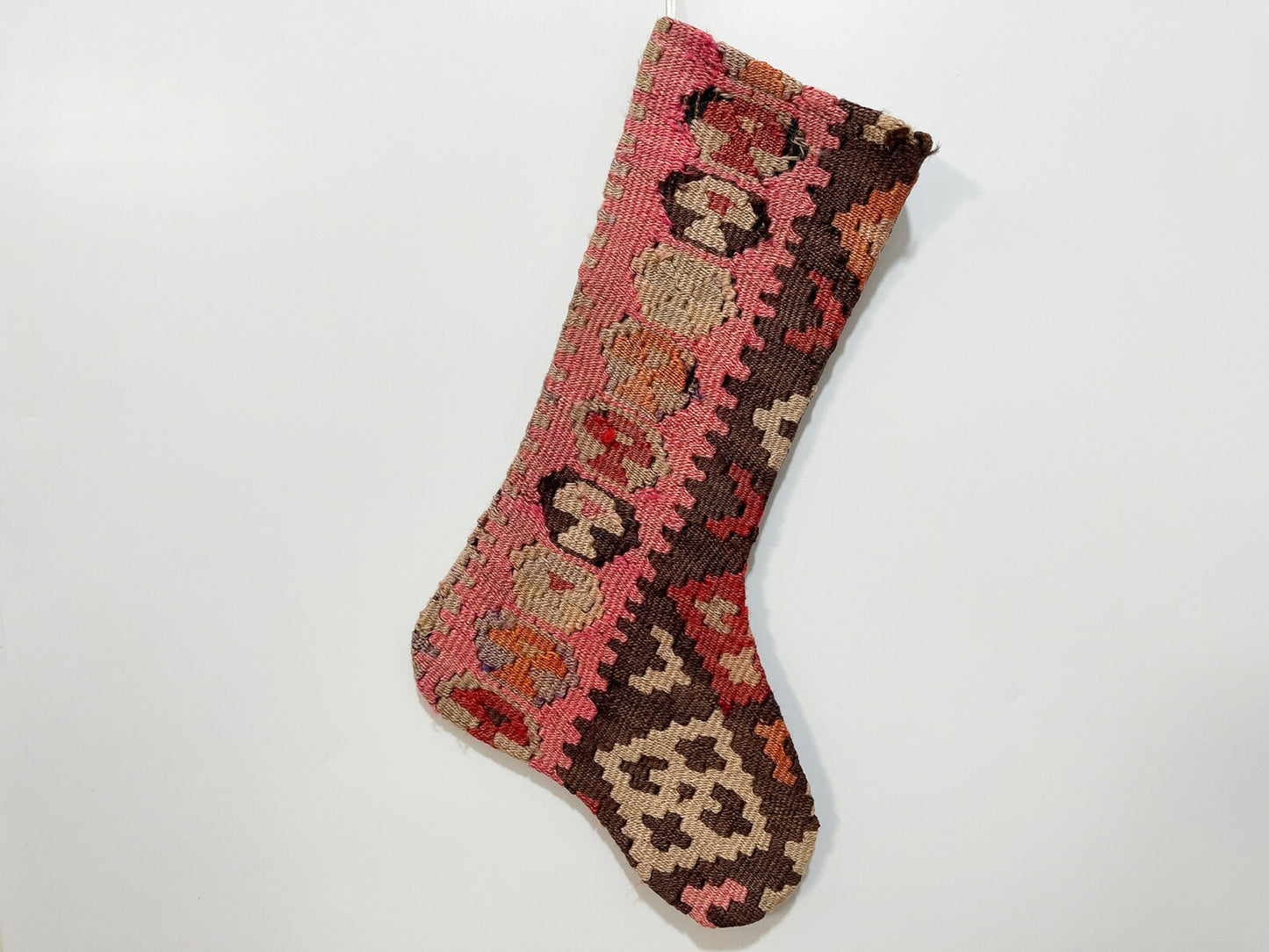 No. S141 - Vintage Turkish Rug Christmas Stocking (Preorder)