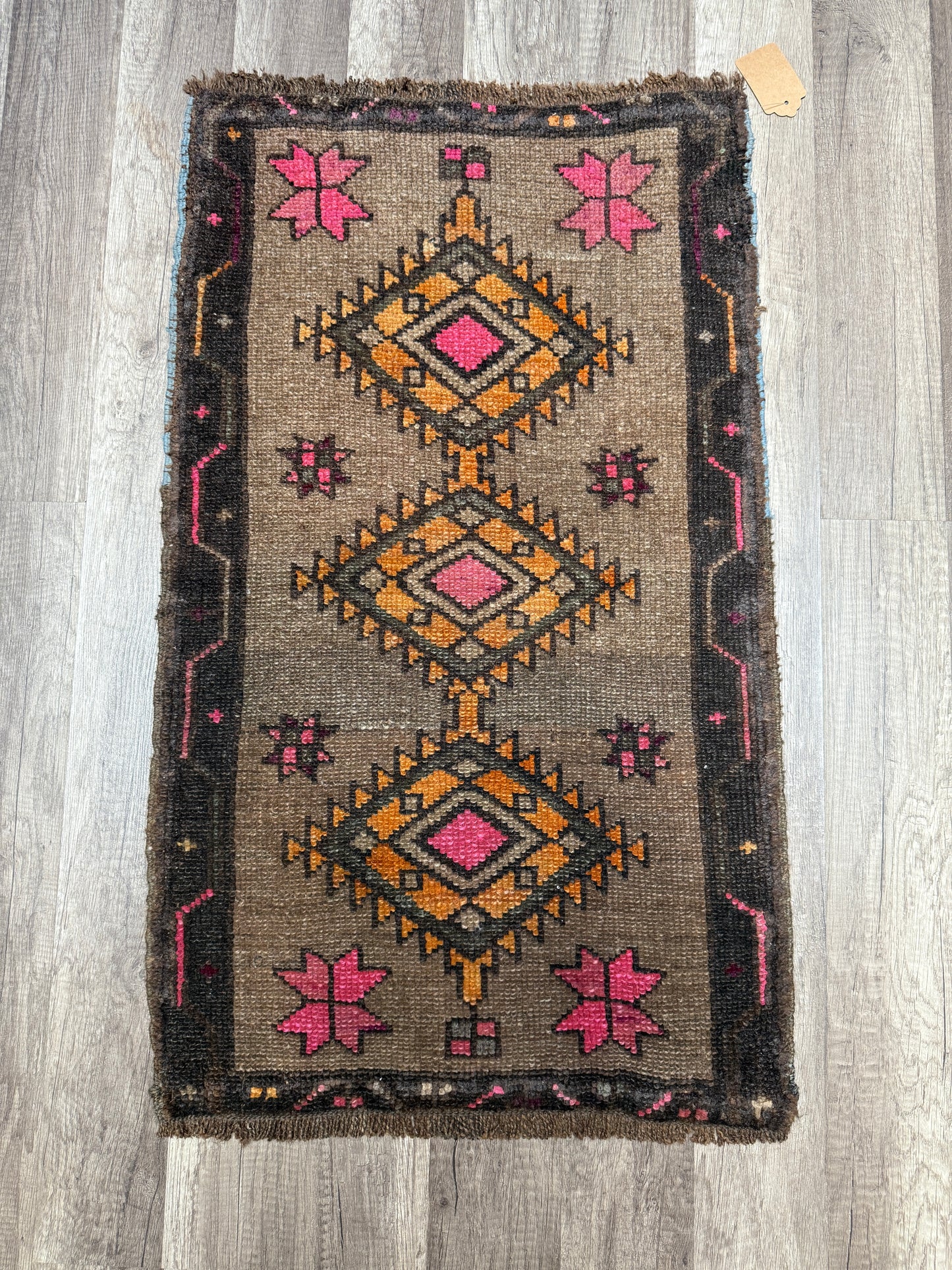 Vintage Turkish Mini Rug 1.7’x2.9' - No. 693