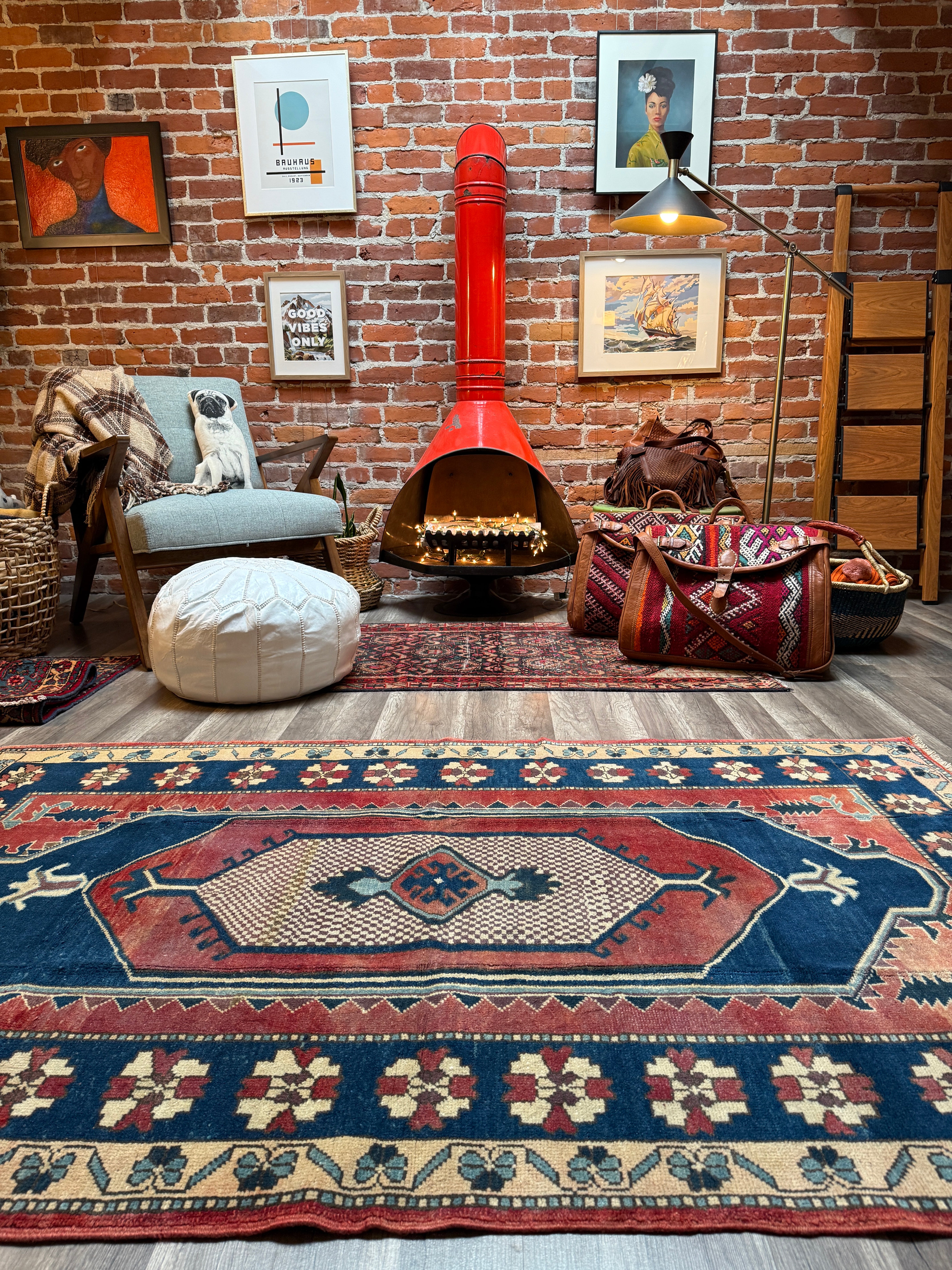 Vintage Turkish Rug No. A1219 - 4'x6.4' – Velvet & Shag Home