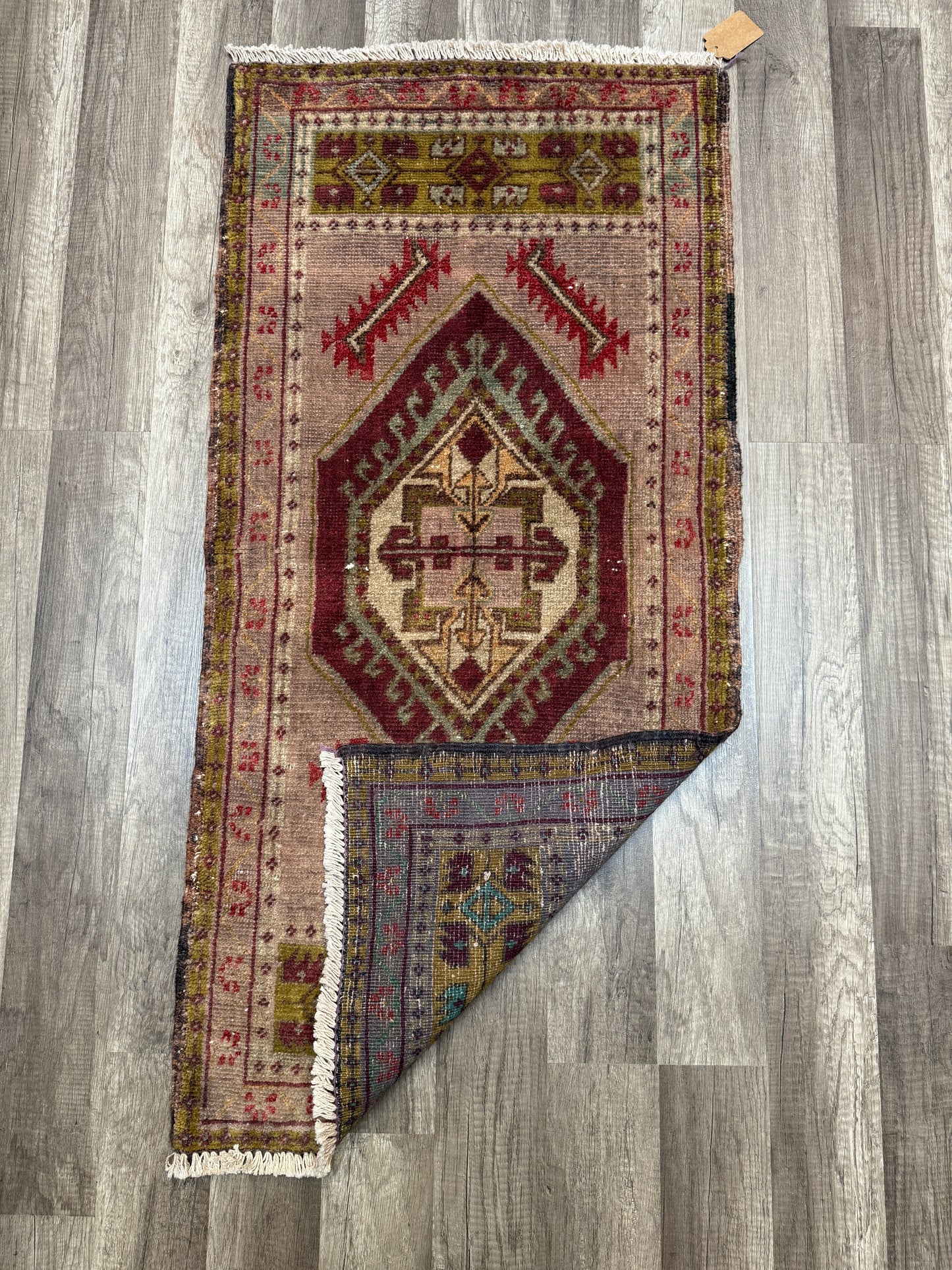 Vintage Turkish Mini Rug 1.8’x3.8' - No. 703