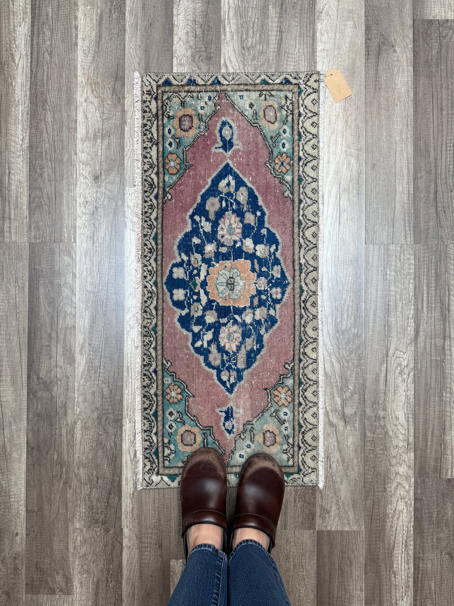 Vintage Turkish Mini Rug 1.3’x2.9' - No. 708