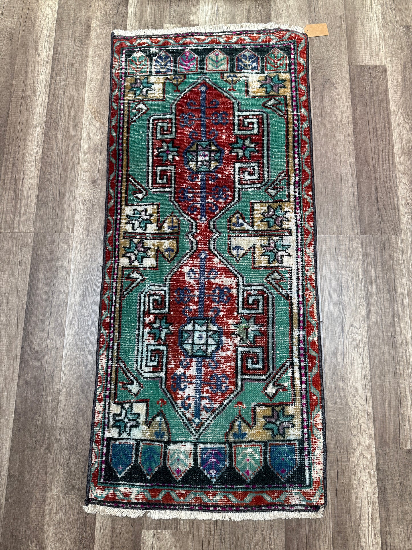 Vintage Turkish Mini Rug 1.8’x4.0' - No. 687