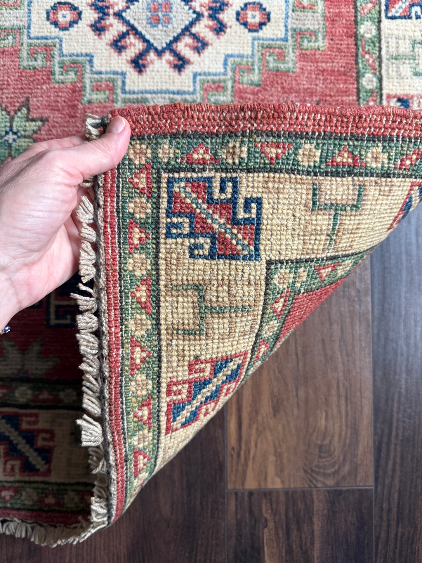 Vintage Afghan Mini Rug 2’x3.2' - No. 714
