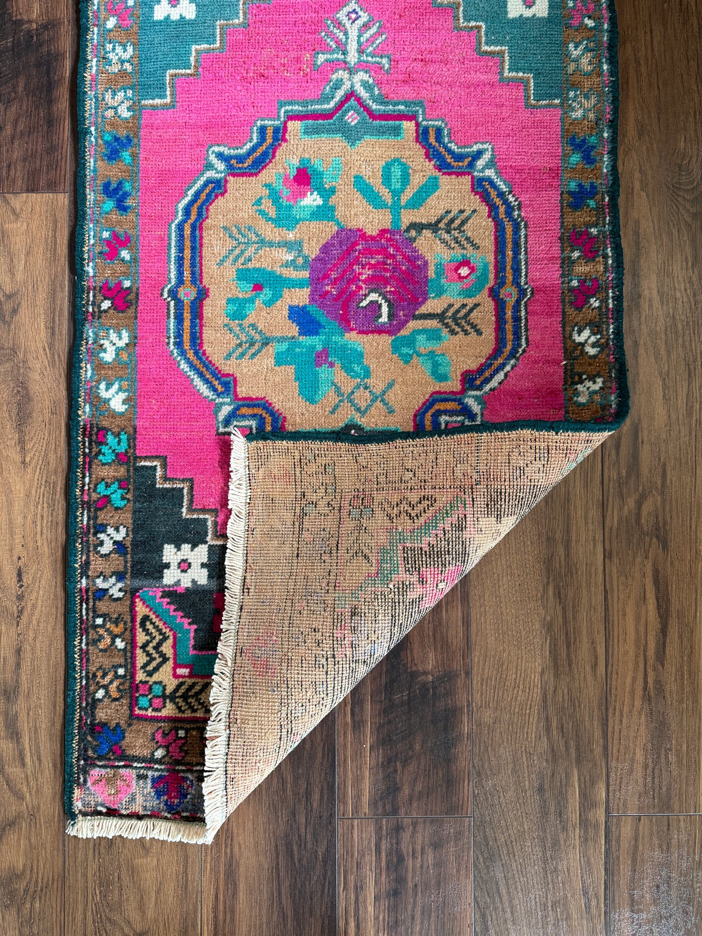 Vintage Turkish Mini Rug 1.9’x3.8' - No. 728