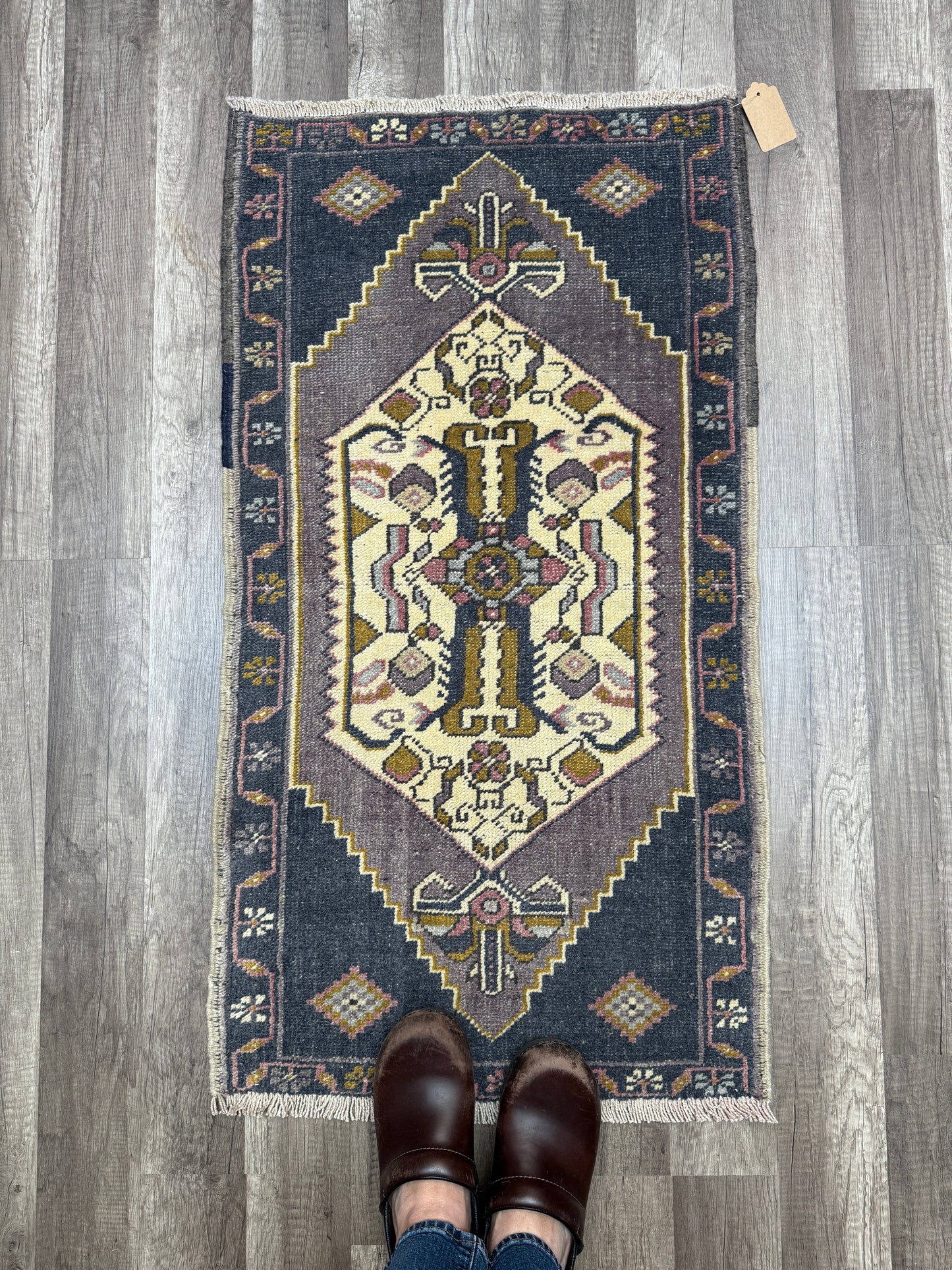 Vintage Turkish Mini Rug 1.8’x3.4' - No. 702