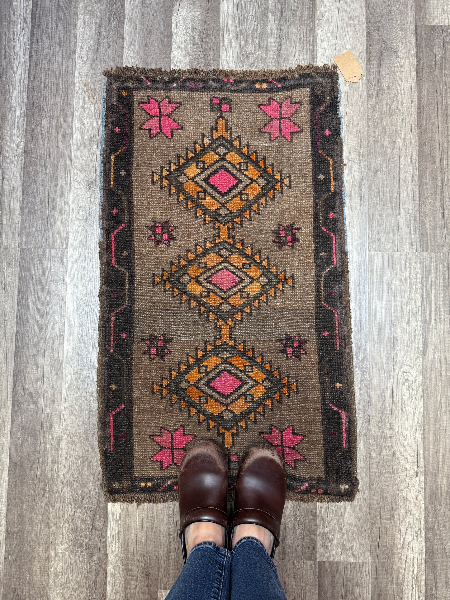 Vintage Turkish Mini Rug 1.7’x2.9' - No. 693