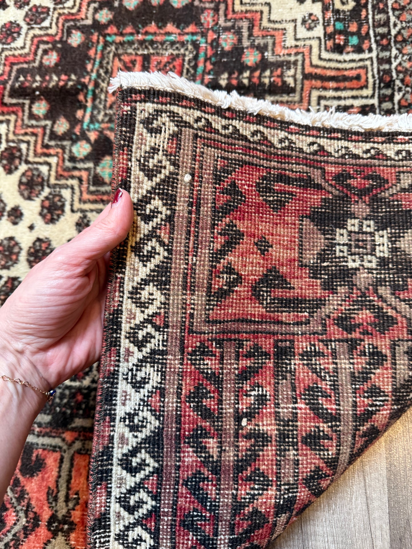 Vintage Turkish Rug No. A1214 - 3.4’x6.4’