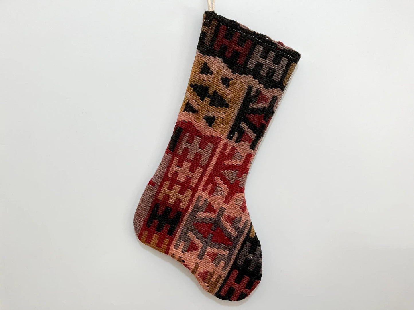 No. S105 - Vintage Turkish Rug Christmas Stocking