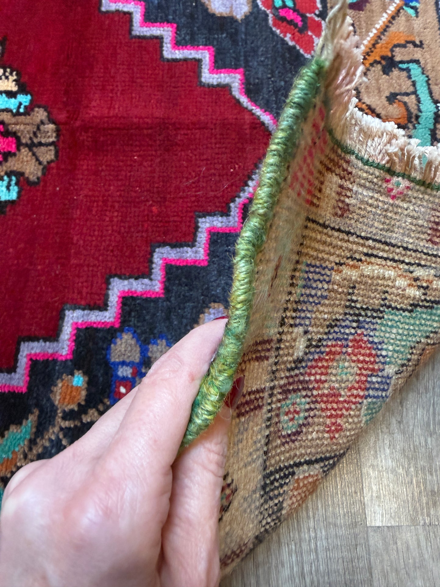 Vintage Turkish Rug No. A1211 - 2.9’x5.9’