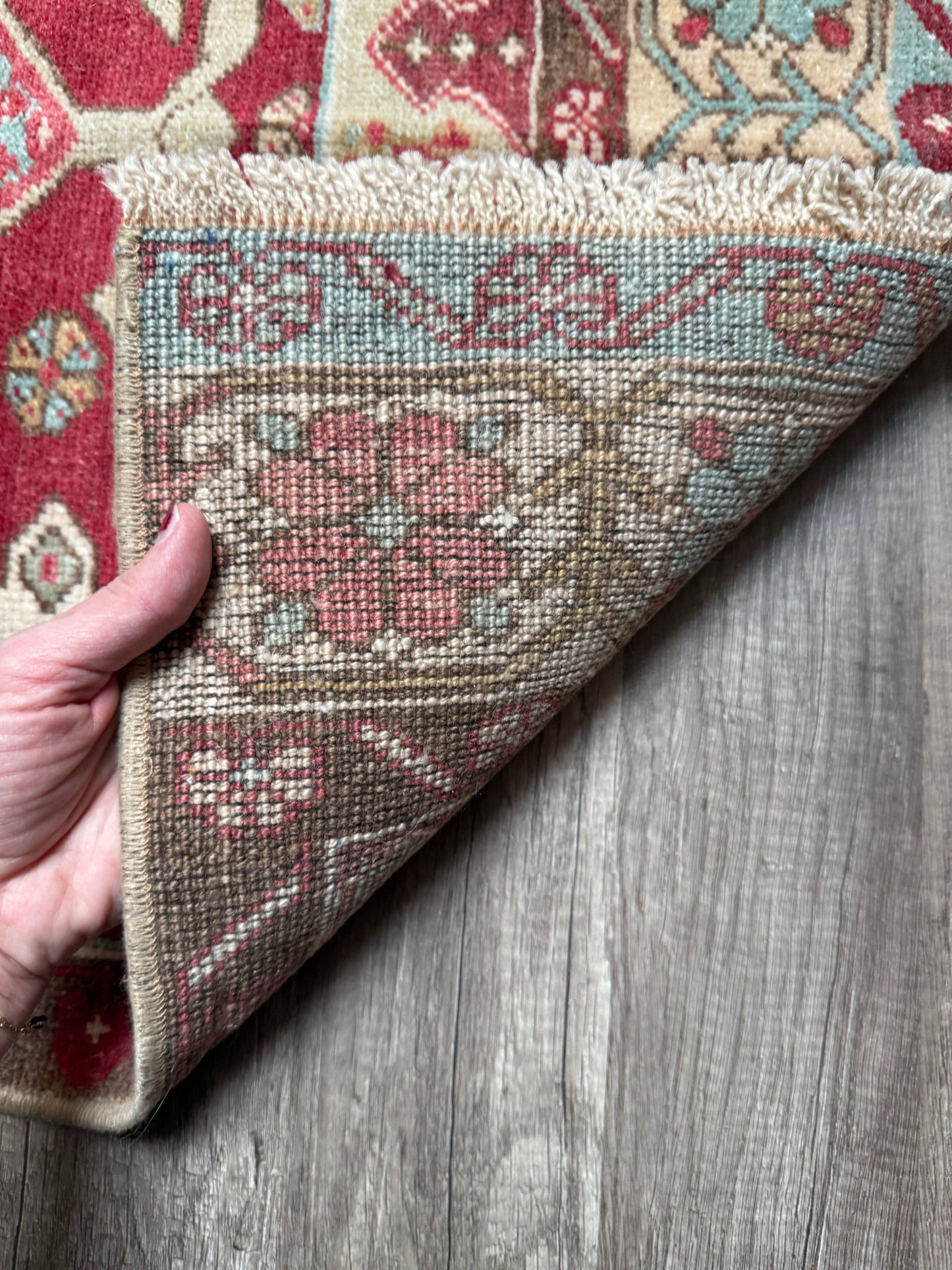 Vintage Turkish Rug No. R1216 - 2.4’x6.1’