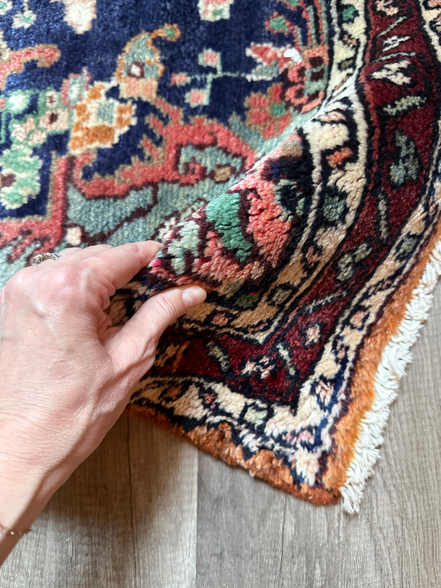 Vintage Persian Rug No. A1222 - 3.4’x6.7’