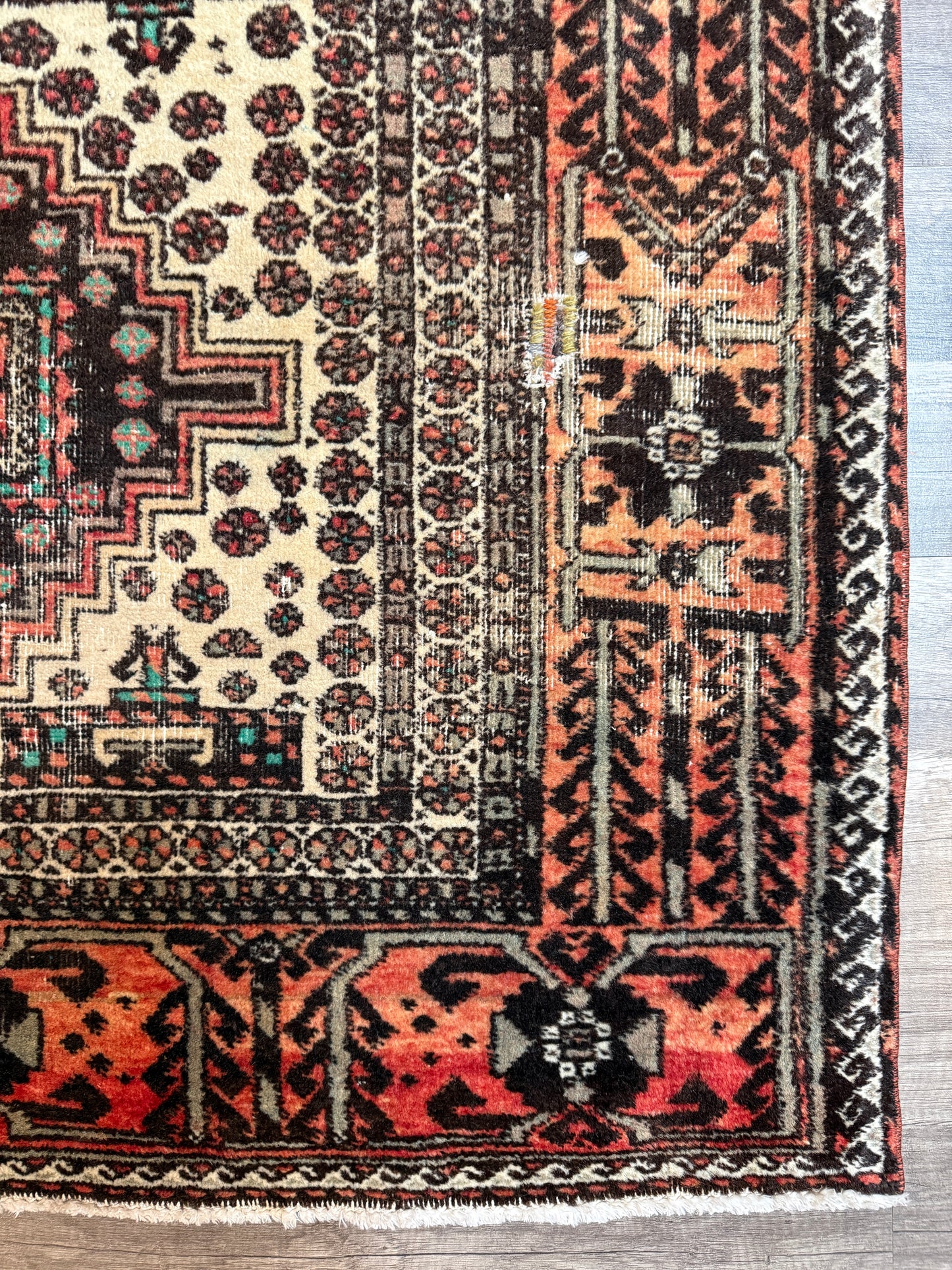 Vintage Turkish Rug No. A1214 - 3.4’x6.4’