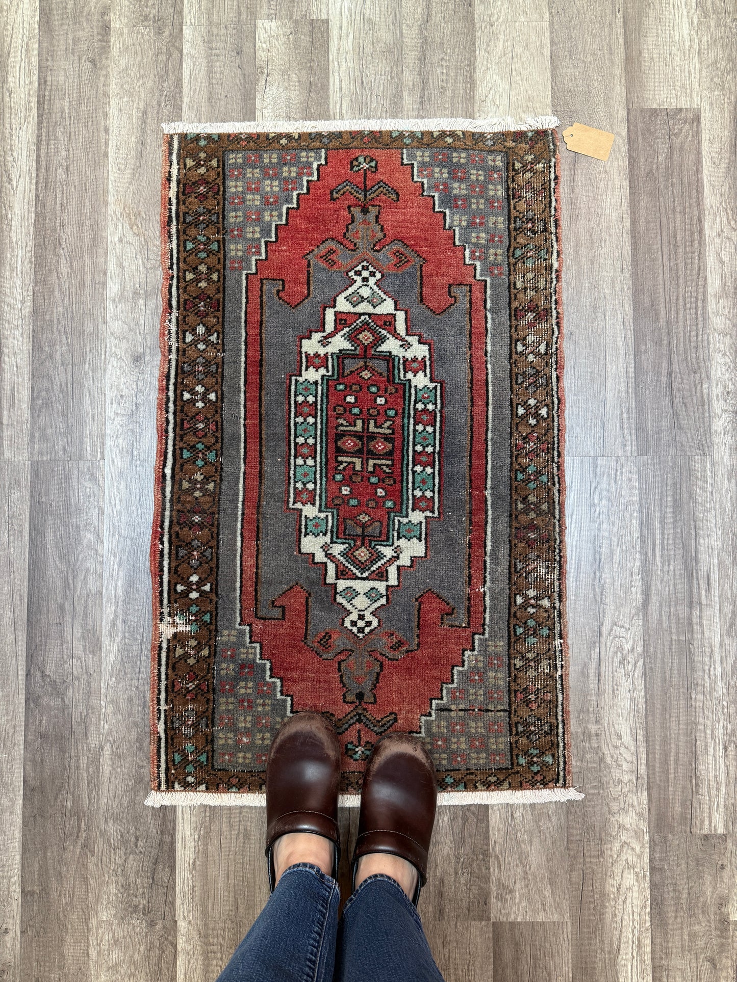 Vintage Turkish Mini Rug 1.8’x3' - No. 690