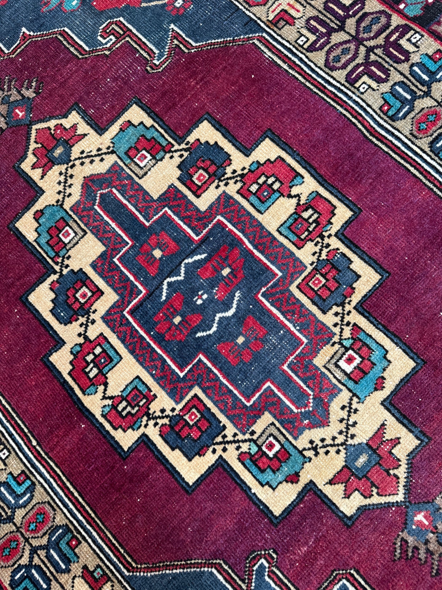 Vintage Turkish Rug No. A1213 - 3.3’x6.2’