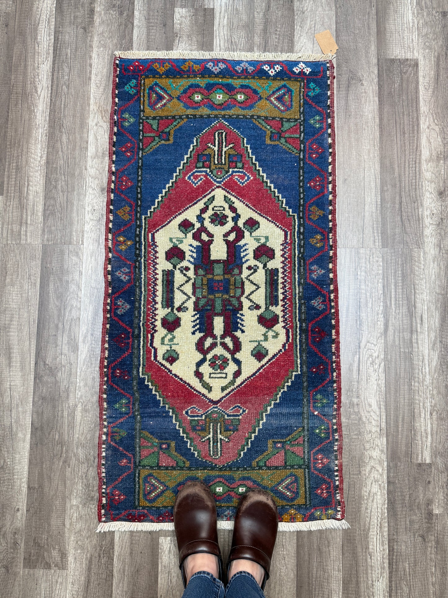 Vintage Turkish Mini Rug 1.8’x3.8' - No. 704