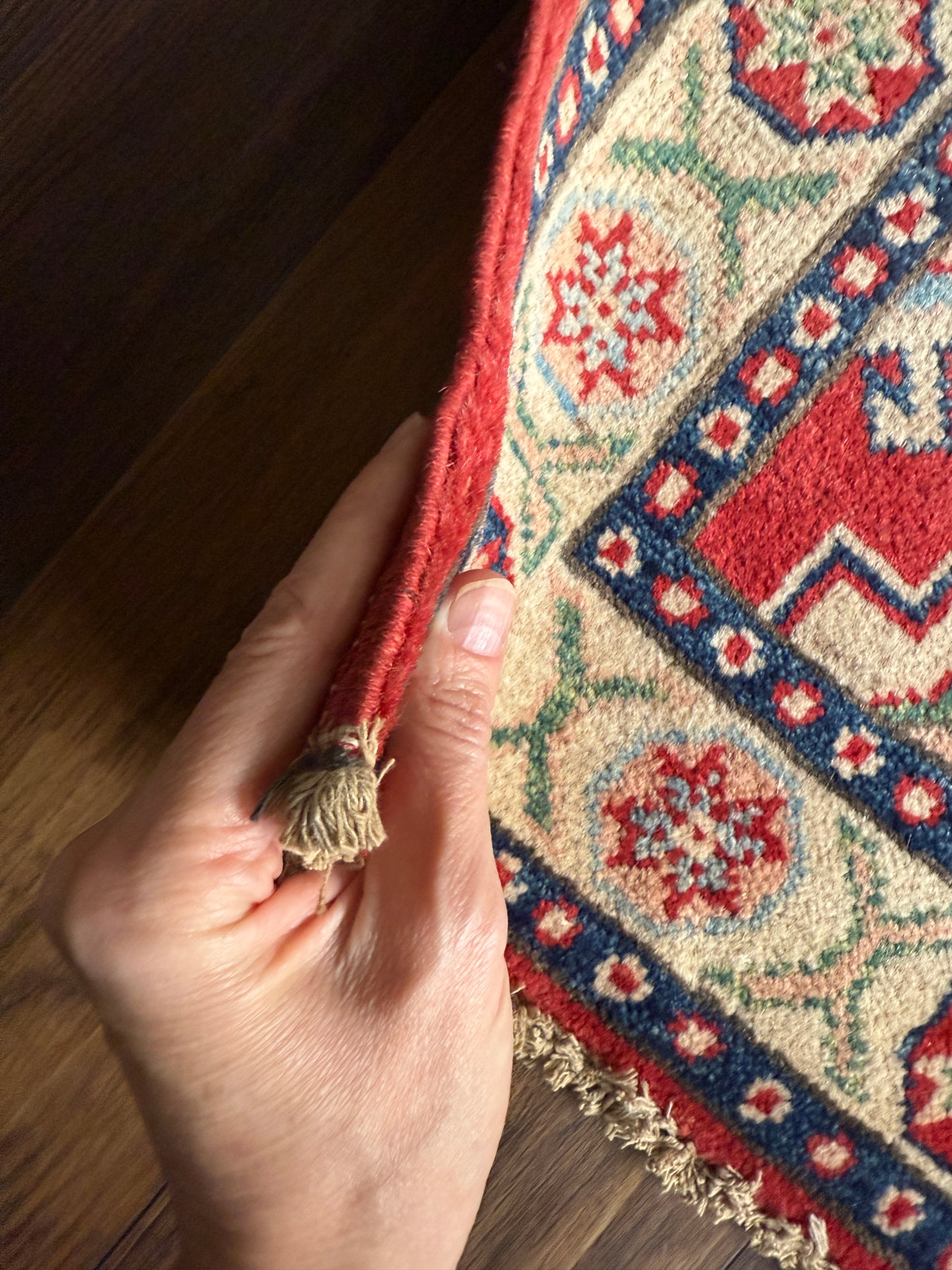 Vintage Afghan Mini Rug 2’x2.9' - No. 724