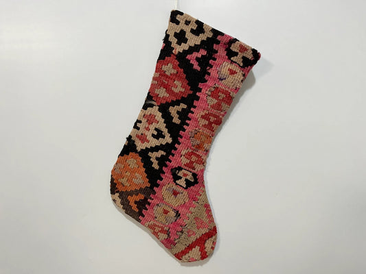 No. S108 - Vintage Turkish Rug Christmas Stocking