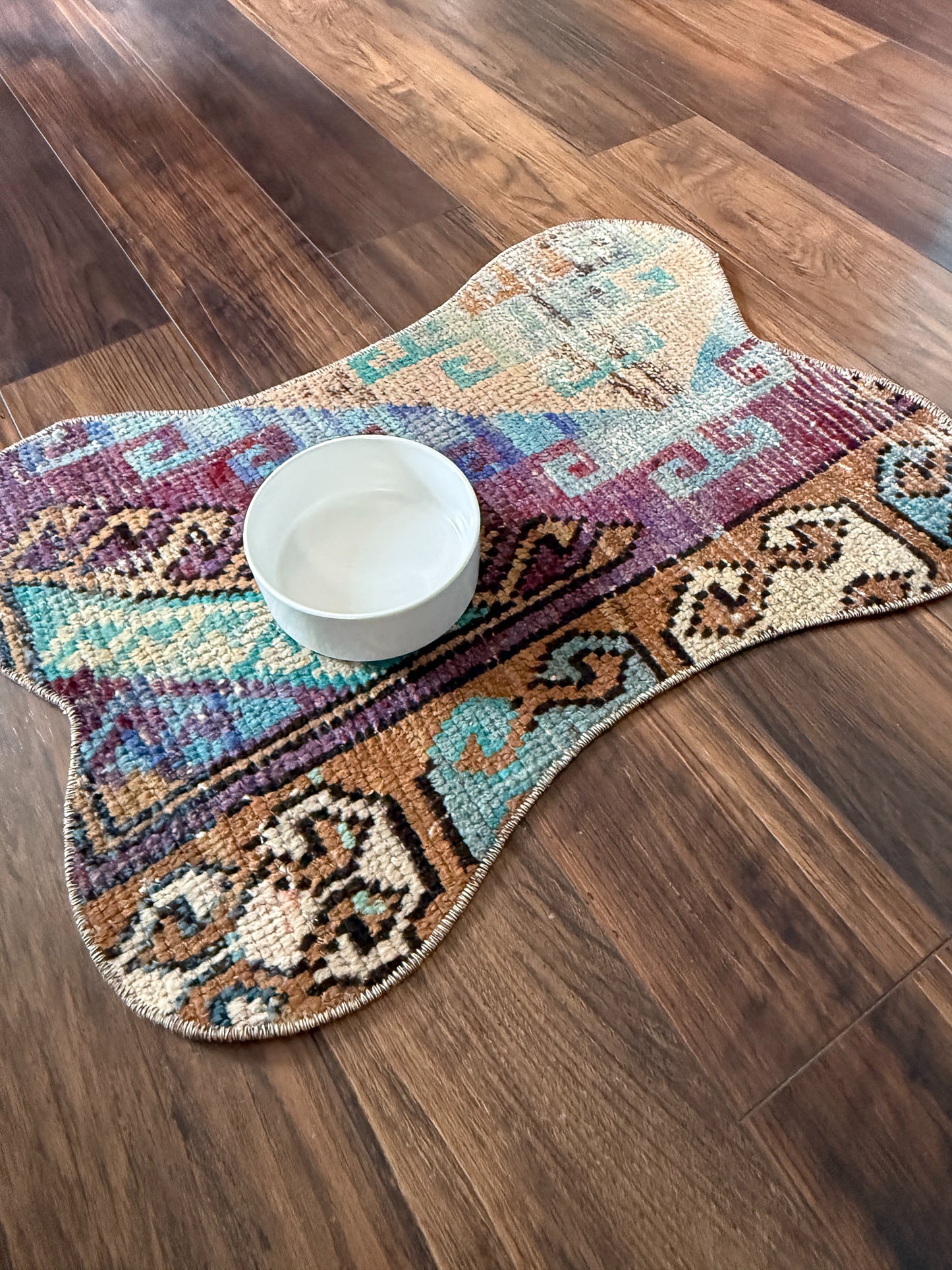 Vintage Turkish Rug Pet Mat, Large - DM210