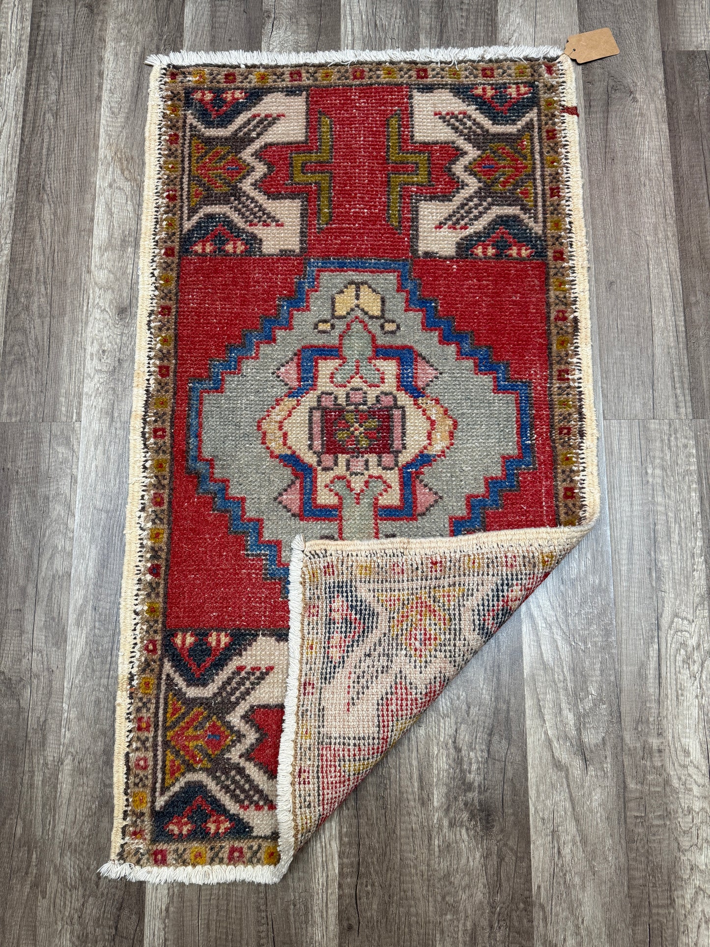 Vintage Turkish Mini Rug 1.8’x3.2' - No. 692