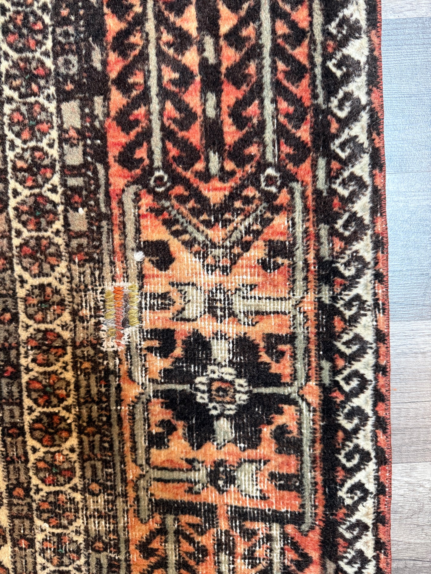 Vintage Turkish Rug No. A1214 - 3.4’x6.4’