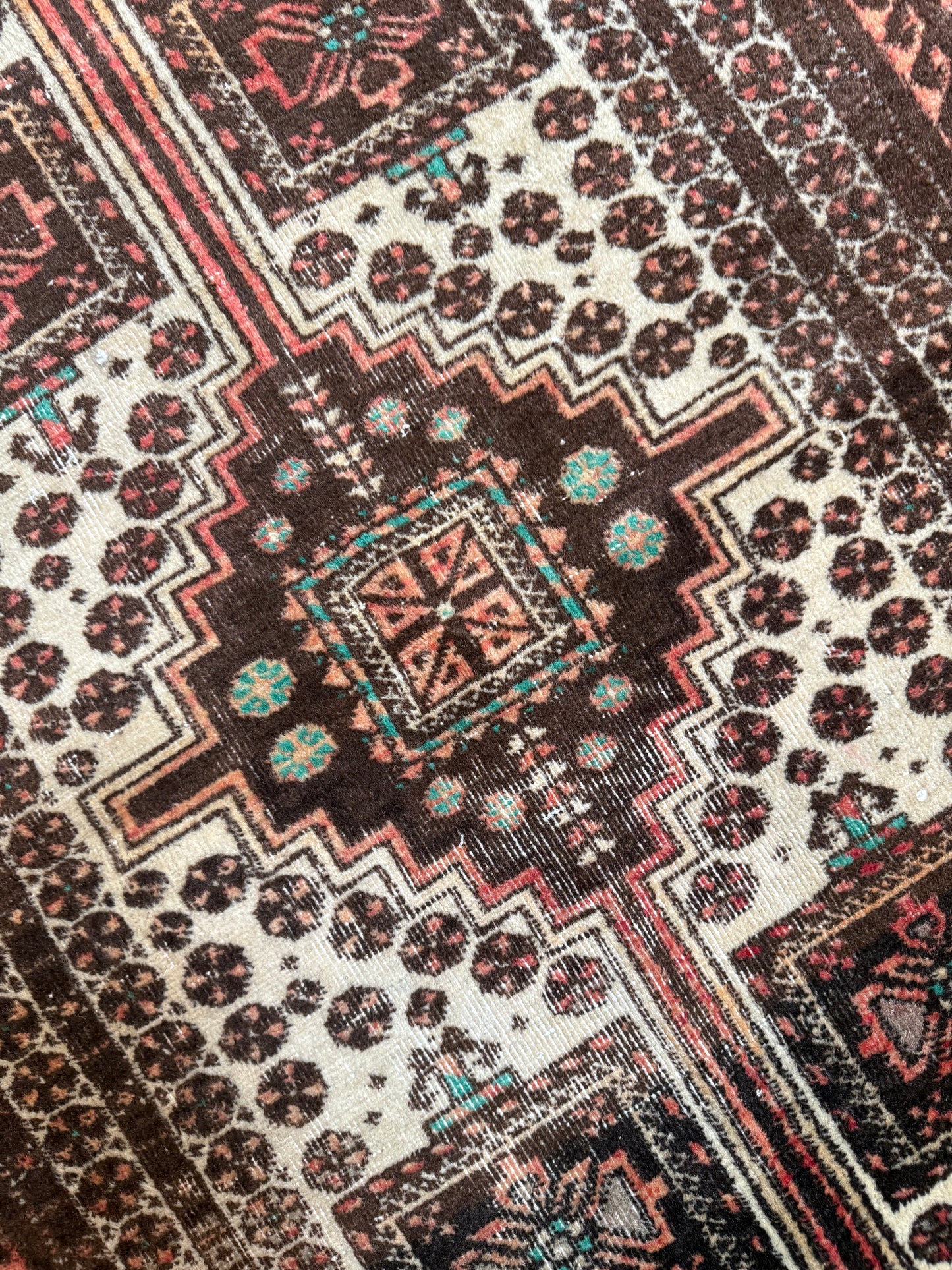 Vintage Turkish Rug No. A1214 - 3.4’x6.4’