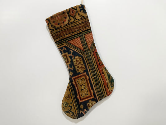 No. S150 - Vintage Turkish Rug Christmas Stocking