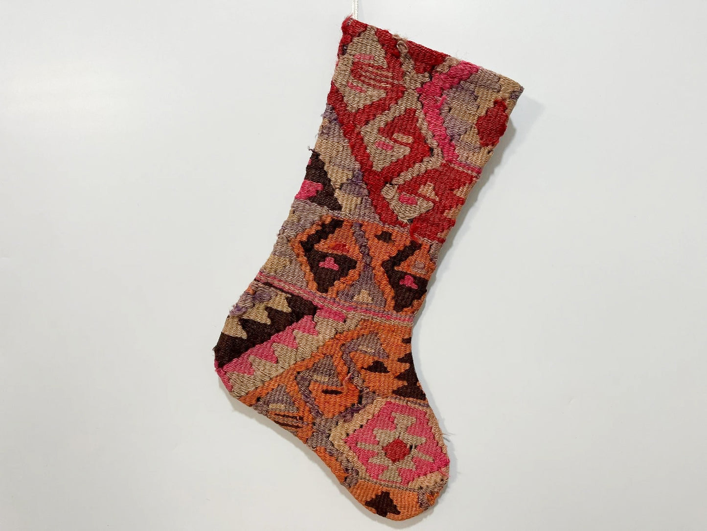 No. S109 - Vintage Turkish Rug Christmas Stocking (Preorder)