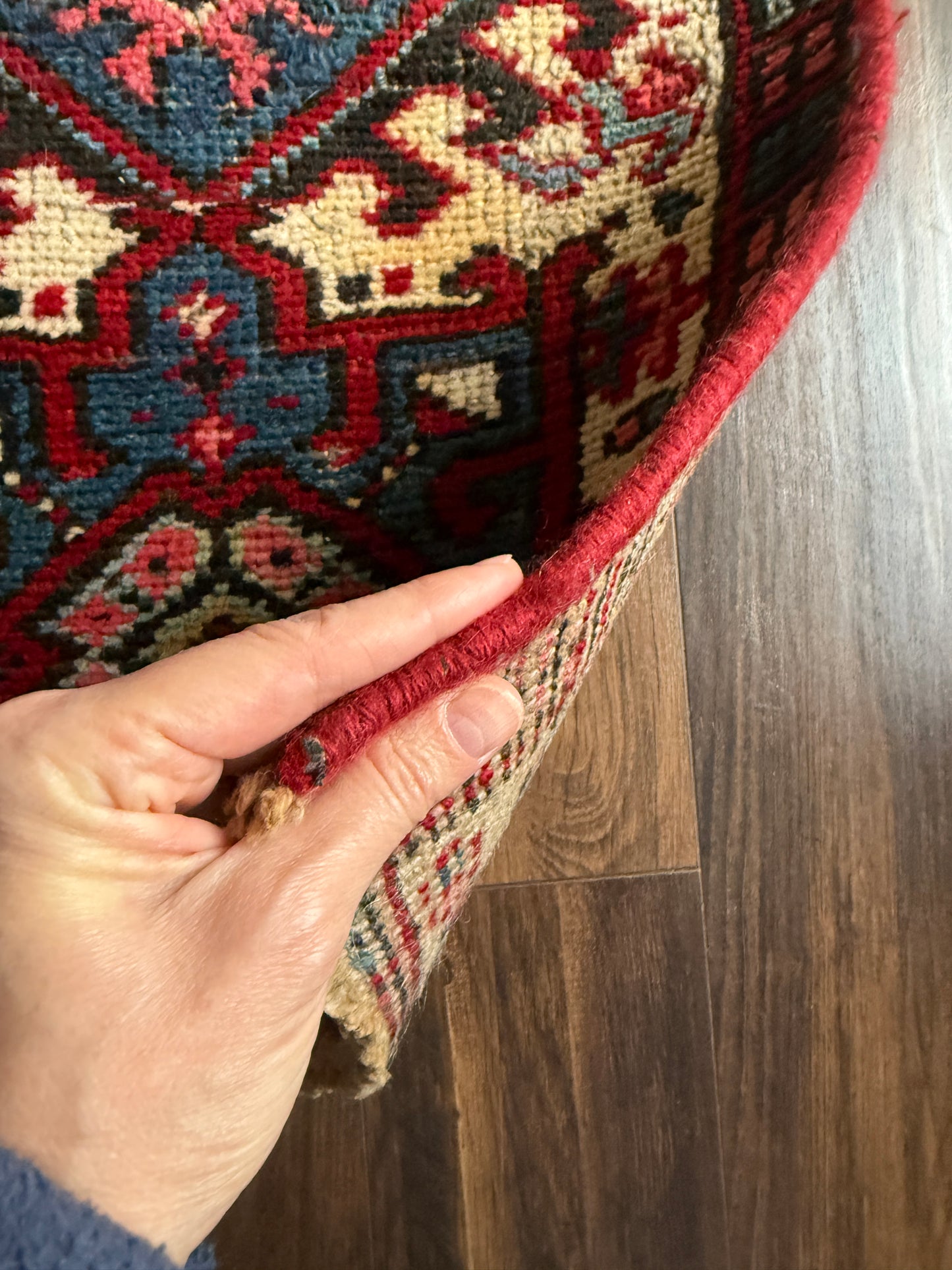 Vintage Persian Karajeh Mini Rug 1.8’x3.5' - No. 726