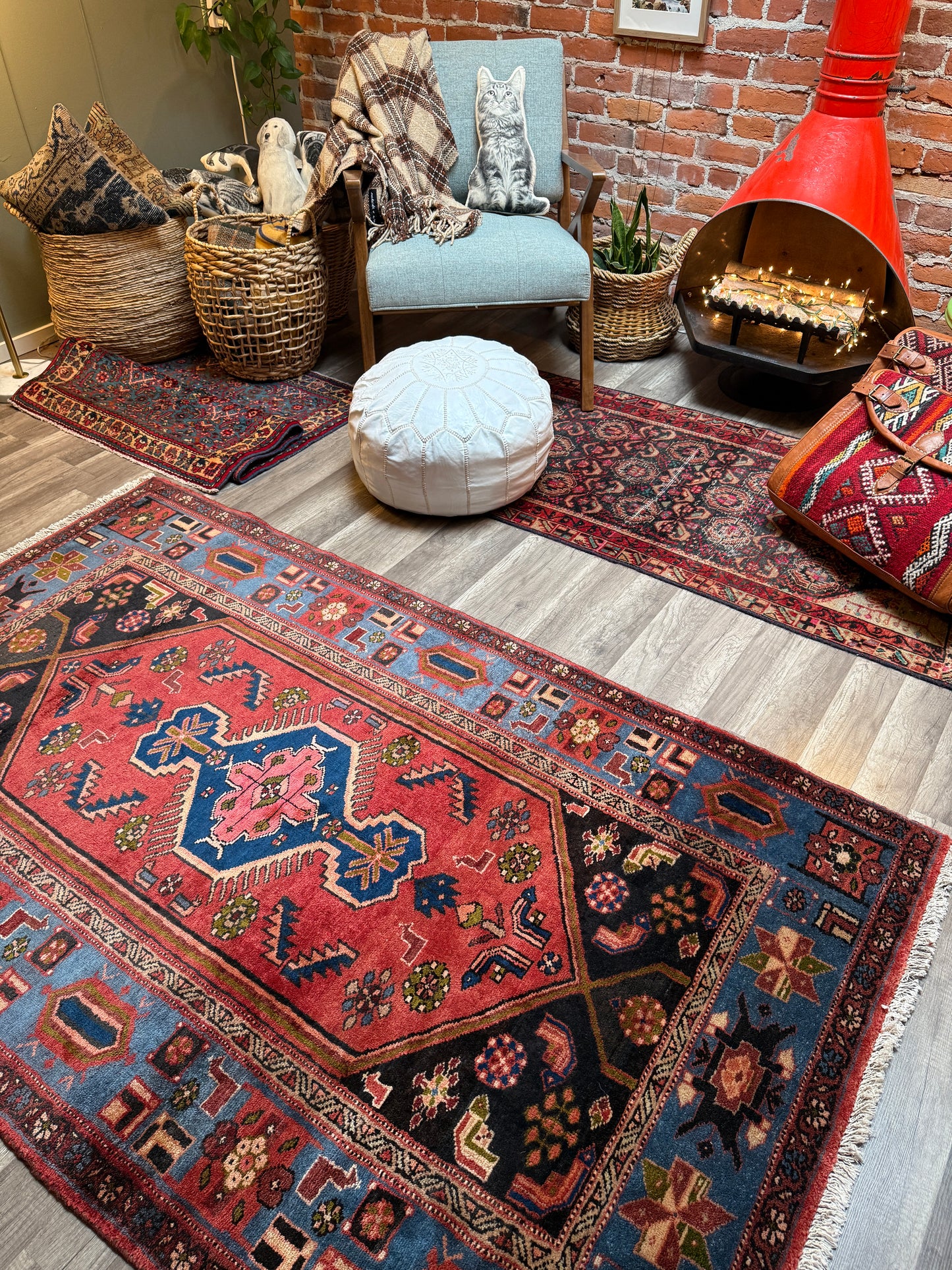 Vintage Persian Style Rug No. A1207 - 4.2’x7.0'