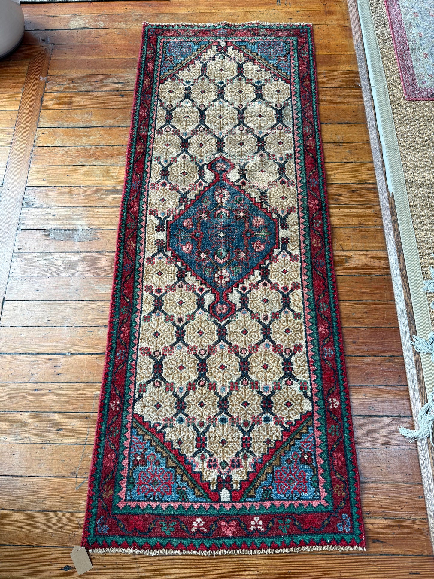 Reserved for Ellen - Vintage Persian Serab Runner Rug No. R1200 - 2.4' x 6.2'