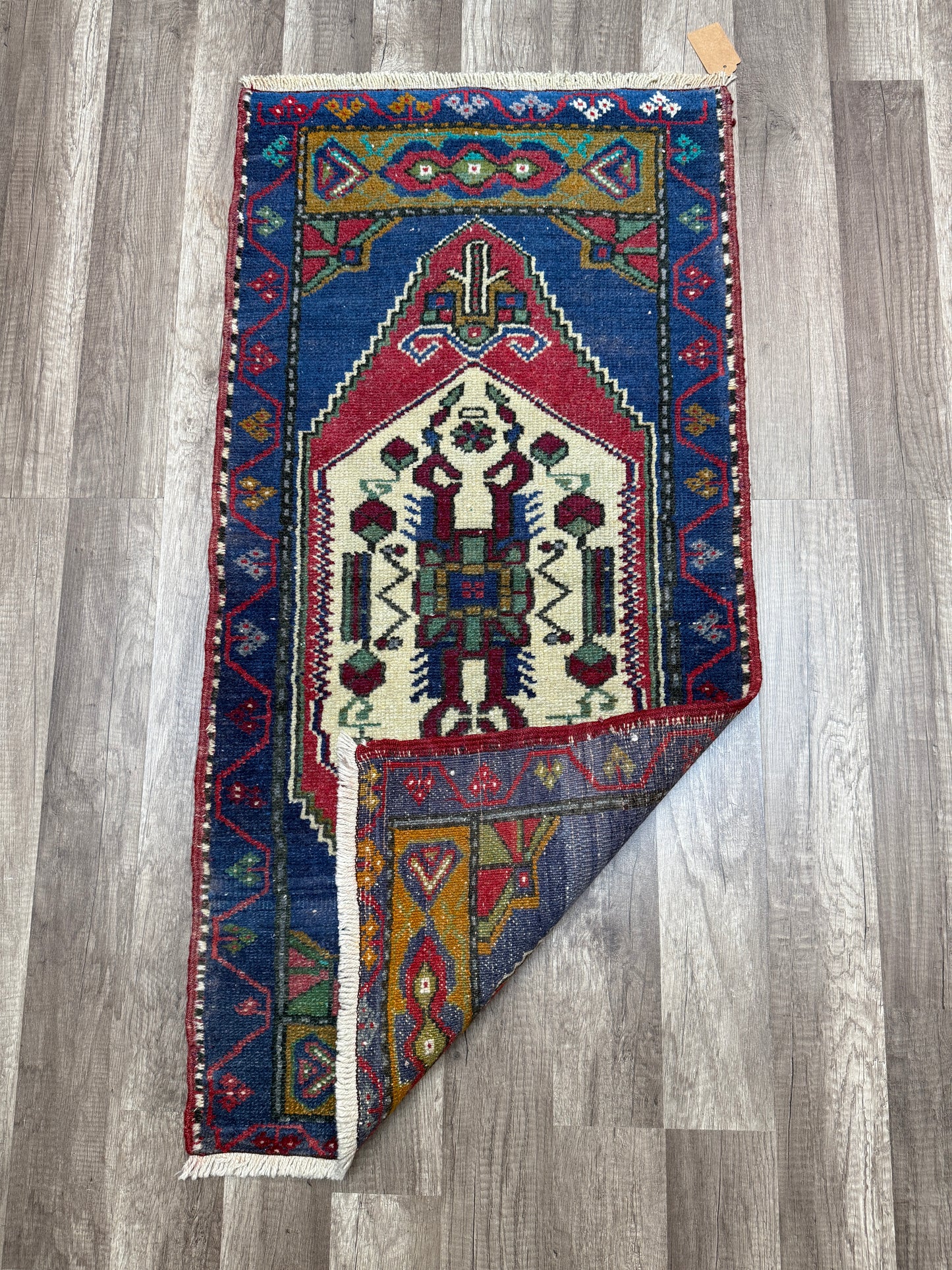 Vintage Turkish Mini Rug 1.8’x3.8' - No. 704