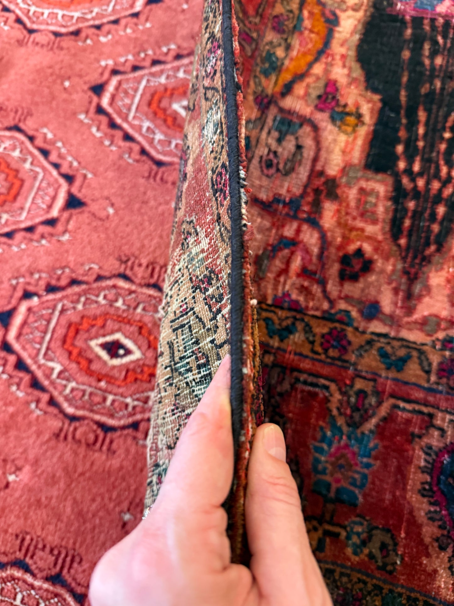 Vintage Persian Sarouk Area Rug No. A1194 -4.2'x6.5'